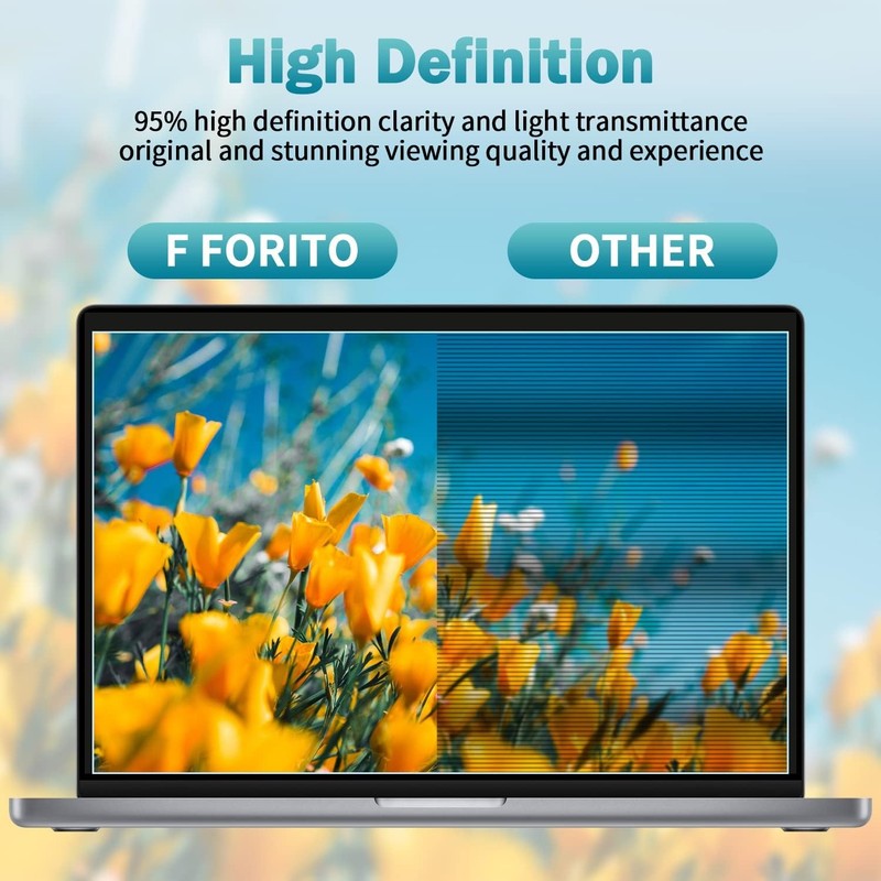 Anti Blue Light Screen Protector 2-Pack for 13.3" Laptops with 16:10 Ratio gallery