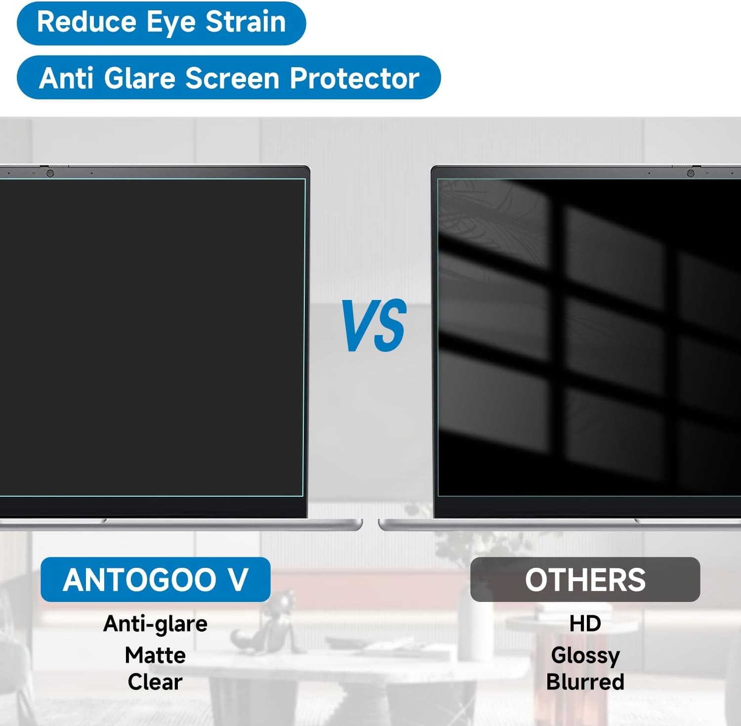 16:10 Anti Glare Laptop Screen Protector 16 Inch, 2 Pack, Reduces Eye Strain, Cl gallery