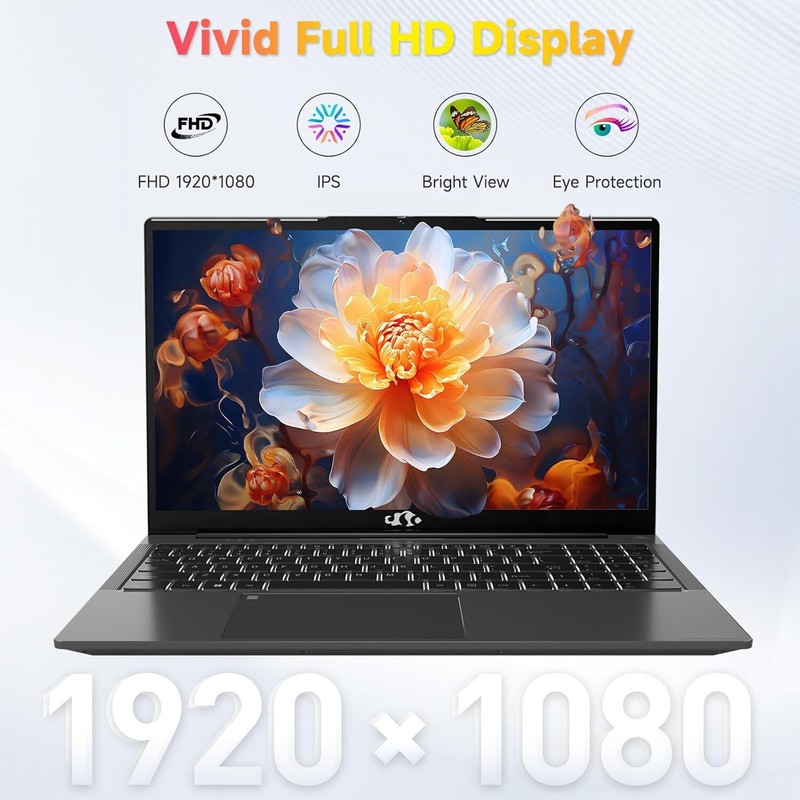 NIMO 15.6 IPS FHD-Laptop, 16GB RAM 1TB SSD Intel Pentium Quad Core N100 Computer gallery