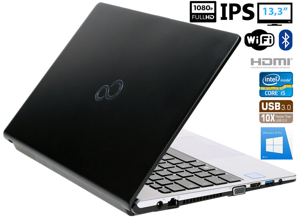 Fujitsu LifeBook S935 i5 5200U 4GB/8GB SSD IPS FULL HD CAME GRADE B gallery