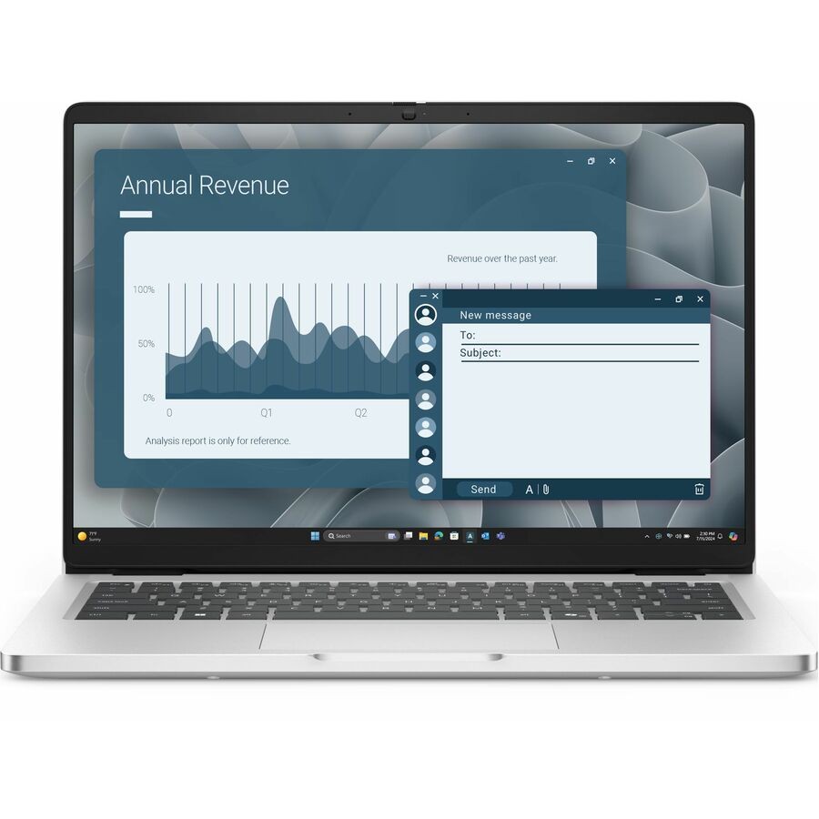 Dell W7JCK Pro 14 PC14255 14" Copilot+ PC Notebook - Full HD Plus gallery