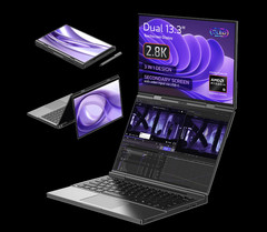 GPD Duo Laptop | Ryzen AI 9 HX | 32GB RAM | 4TB SSD | Touchscreens | OLED