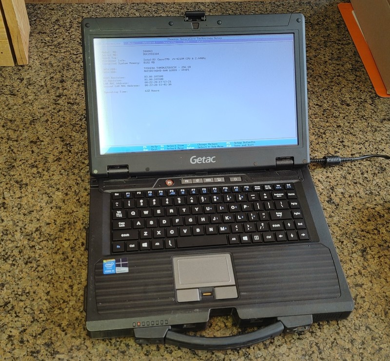 Getac S400 G2 Rugged Laptop 8gb RAM 256gb SSD Fingerprint Reader Windows 10 Pro gallery