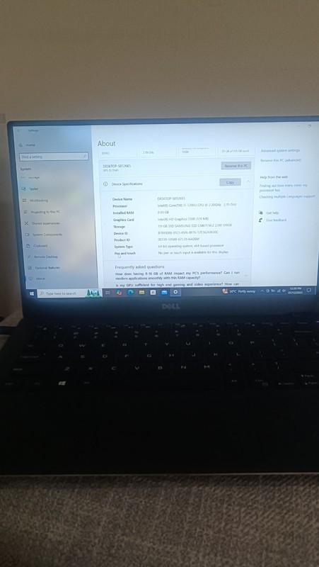 Dell XPS 13 9343 i5-5200U 2.20GHz, 8GB RAM 128GB SSD WIN 10 🔋 Good gallery