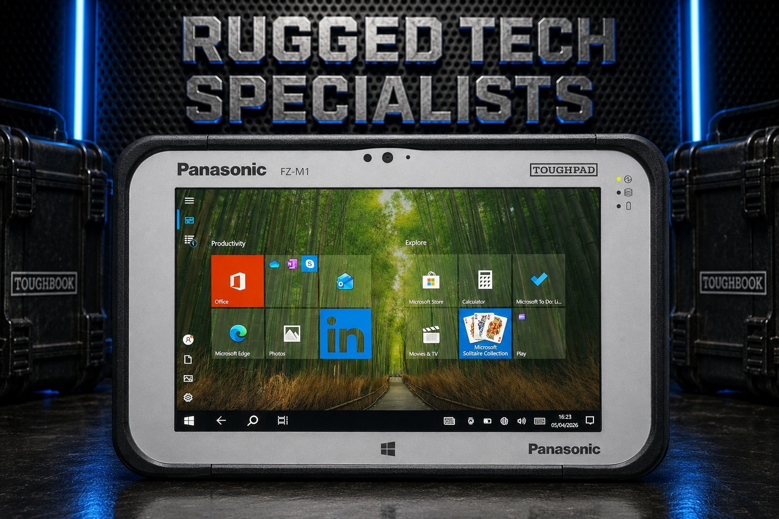 Panasonic ToughPad FZ-M1 MK3 i5 8GB 256GB 4G GPS RJ45 Win 10 Tablet LAN gallery