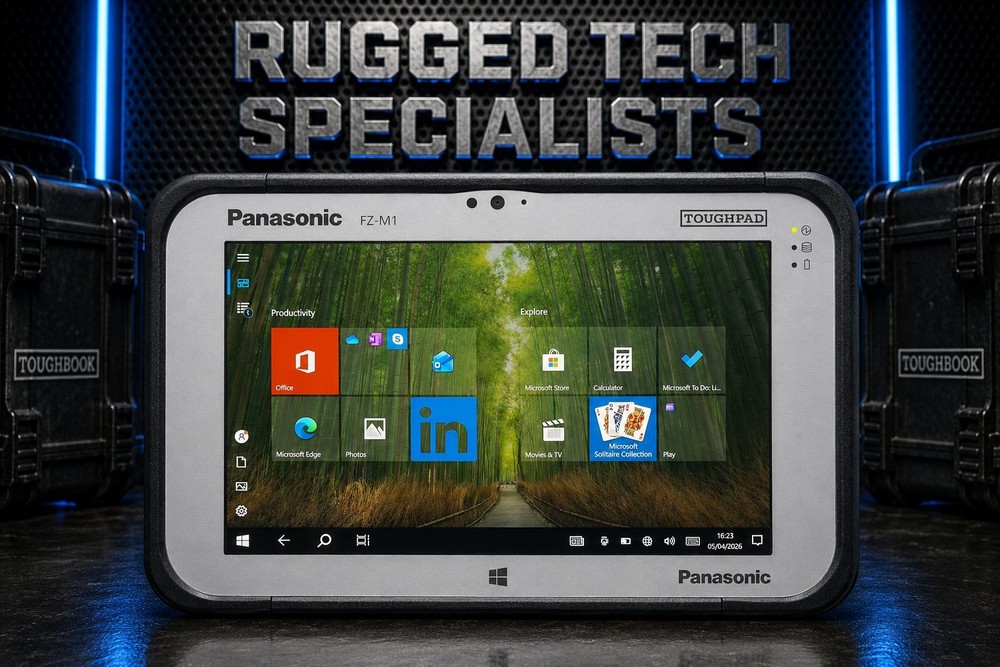 Panasonic ToughPad FZ-M1 MK3 i5 8GB 256GB 4G GPS RJ45 Win 10 Tablet LAN