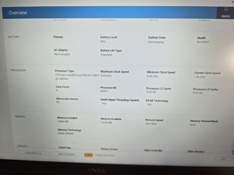 Dell Latitude 5320 13.3" FHD 256GB SSD i5-1135G7 2.4GHz 16GB FCTY BOX BATTERY NU gallery