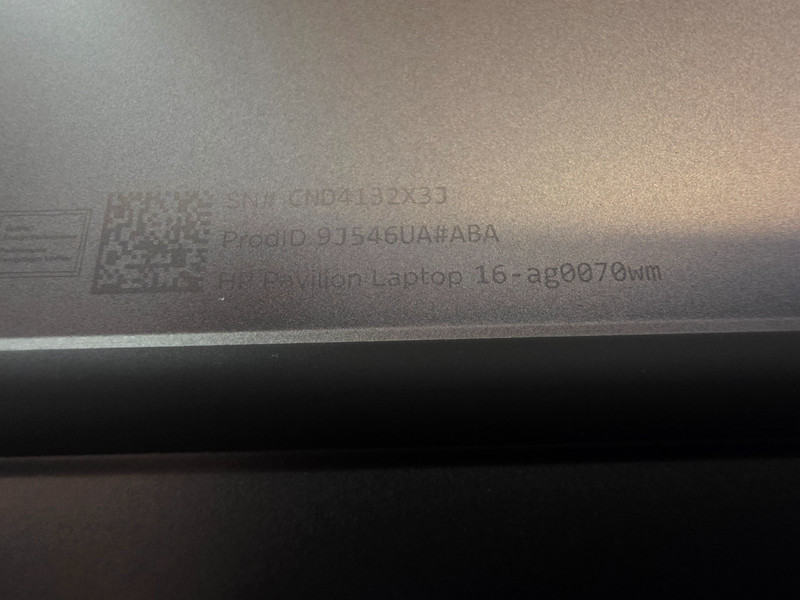 HP Pavilion Laptop 16" WUXGA IPS Ryzen 7 8840U 8GB RAM 512GB SSD - Meteor Silver gallery