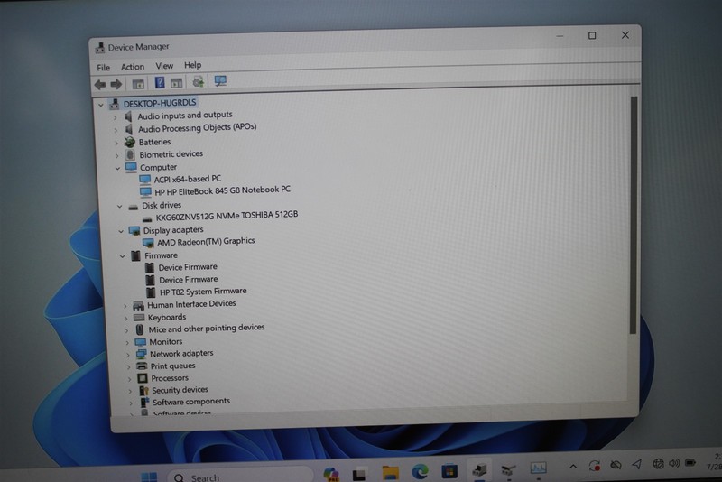 14"HP EliteBook 845 G8 Ryzen 7 PRO 5850U RAM 16GB NVMe 512GB/Wi-Fi,Camera Issue gallery