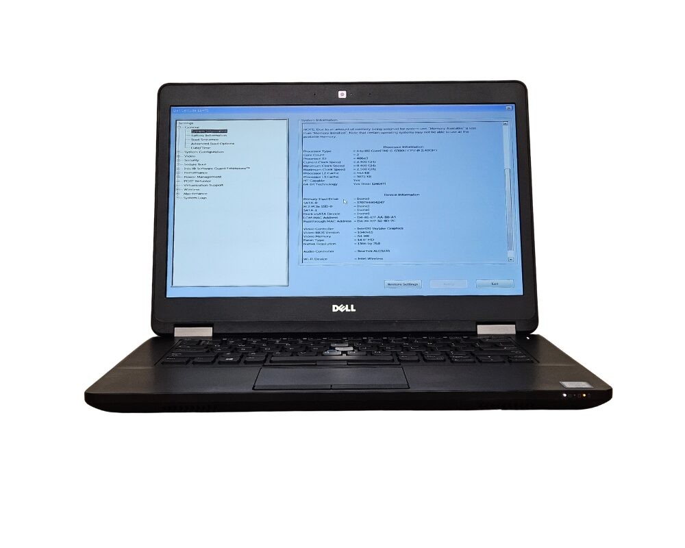 *READ* Dell Latitude E5470 Laptop i5-6300U 2.4GHz CPU 8GB RAM 256GB SSD Win 10