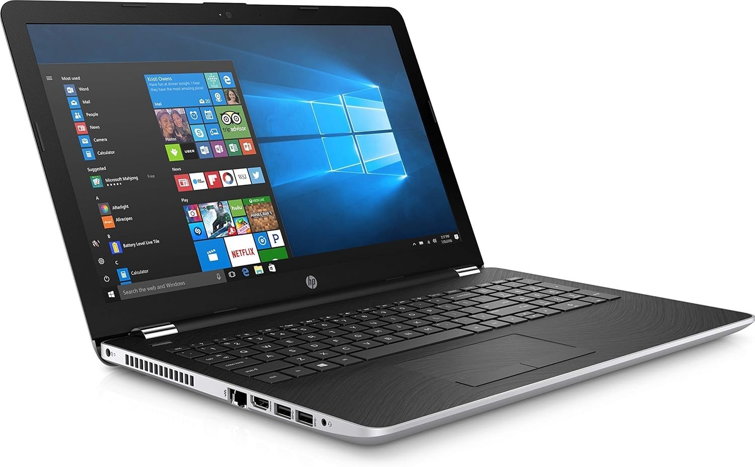 HP 15-BS070WM i5-7200U 15.6" HD Touchscreen/8GB/1TB HDD/DVD-Writer/Win10 laptop gallery