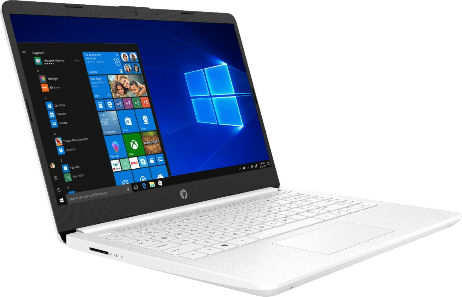 Newest HP 14'' HD Laptop Intel 4-Core CPU 16GB RAM 320GB (64+256) Win 11 White gallery