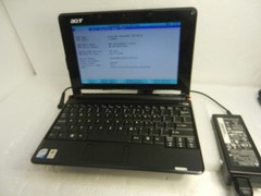 Acer Aspire One Series ZG5 Intel Atom 1.60GHz Netbook Laptop – NO O.S. /HDD