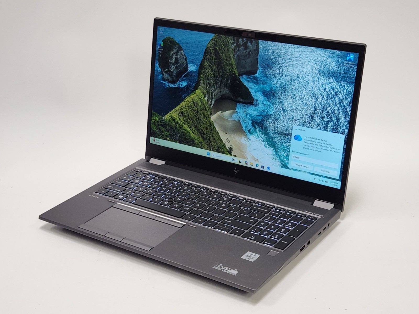 HP ZBook Fury 15 G7 15.6" i7-10850H 2.7GHz 8GB RAM 512GB SSD W11P Quadro T2000 gallery