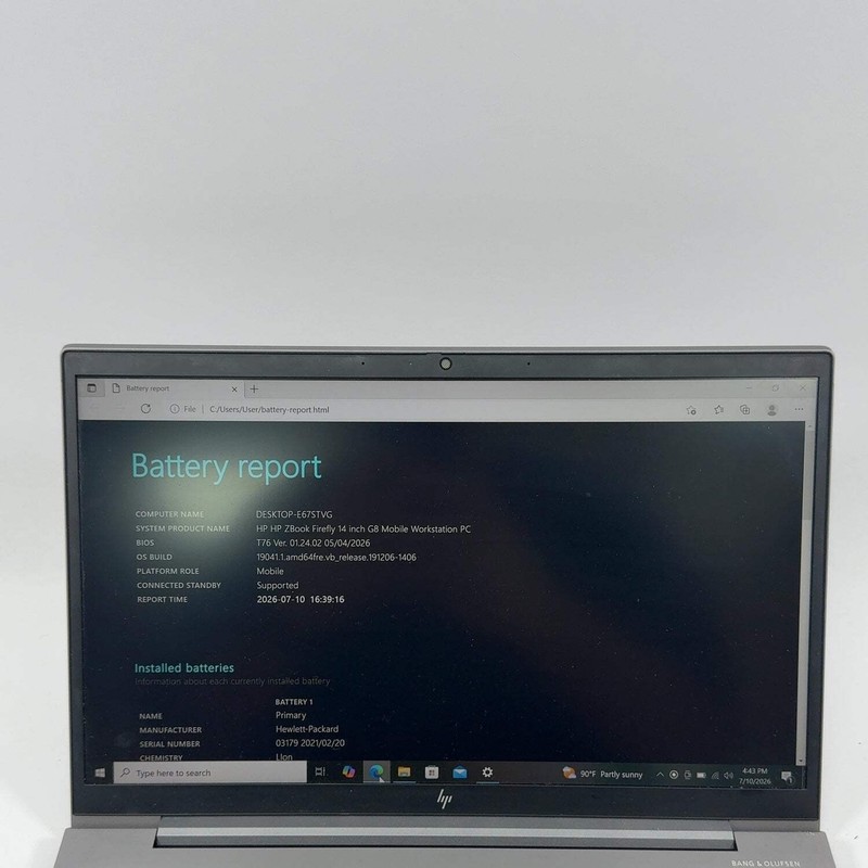 HP ZBook Firefly 14 G8 14" i5-1135G7 2.4GHz 16GB RAM 256GB SSD gallery