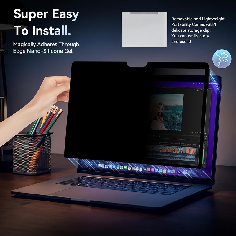 MacBook Pro 13" Privacy Screen (2016-2022, M1, M2) & MacBook Air 13" (2018-2021) gallery