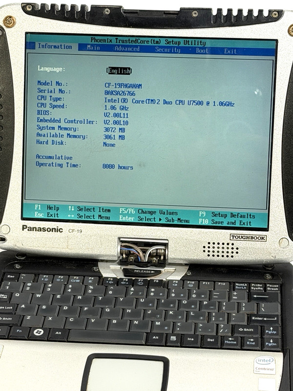 Panasonic CF-19 Laptop Computer PC, model CF-19FHGAXAM gallery