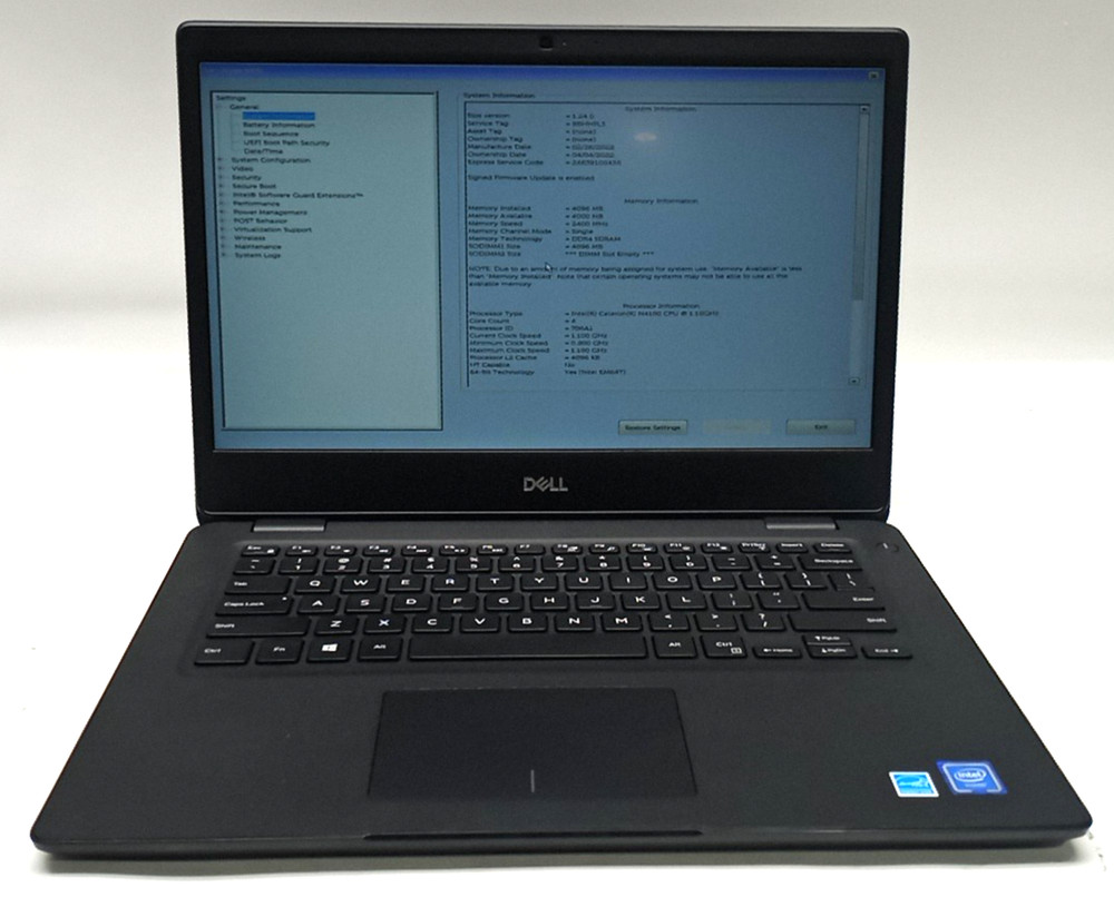 Dell Wyse 5470 14"HD Celeron N4000@1.10GHZ 4GB RAM 16GB eMMC No OS WH242!