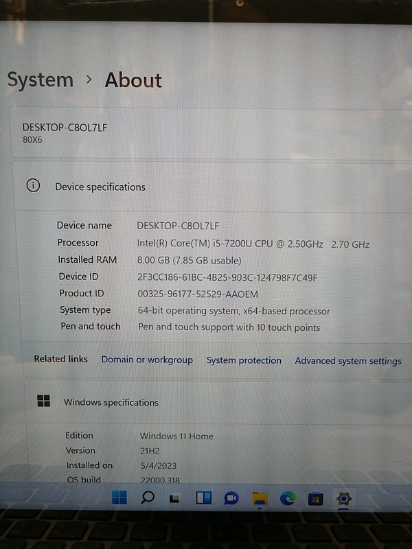 Lenovo yoga 720-13IKB TOUCH 2IN1 Intel Core i5-7200U 2.5GHz 8GB 256GB SSD Win11 gallery