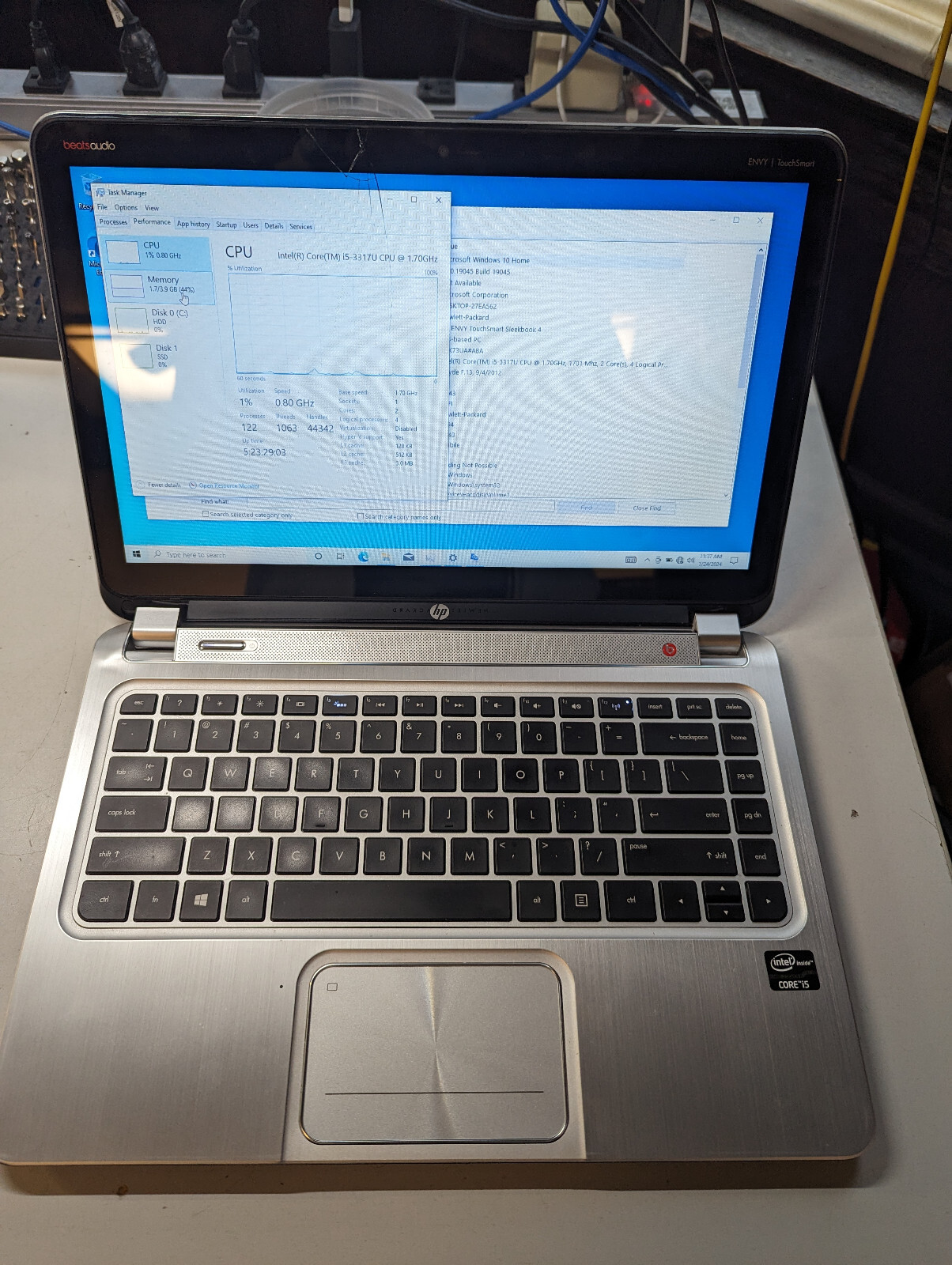 HP Envy TouchSmart Sleekbook *FOR PARTS ONLY* gallery