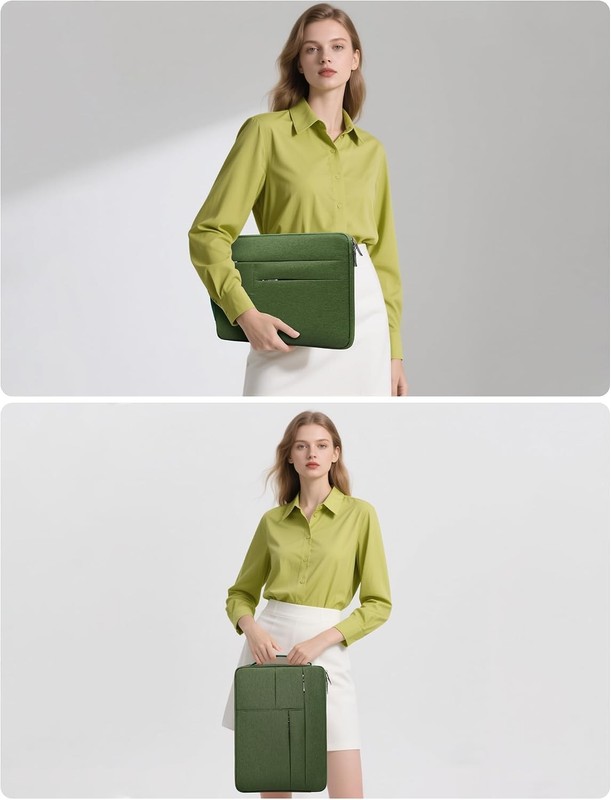 15-16 Inch Laptop Case Sleeve Bag for MacBook Pro 16 M5, Grass Green Case gallery