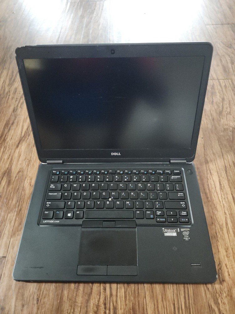 Dell Latitude E7450 14" Intel i5-5300U 16 GB Case DMG No SSD BATT 69%