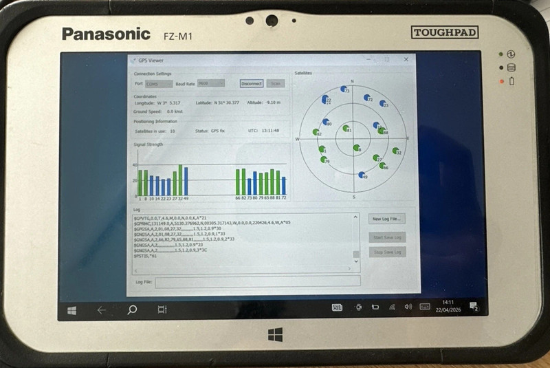 Panasonic ToughPad FZ-M1 MK3 I5 1.2GHz Win 10 8GB, 256GB Tablet LAN RJ45 4G GPS gallery