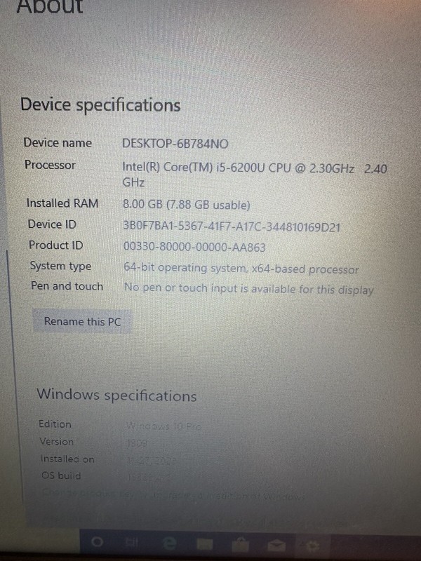 HP ProBook 640 G2 i5-6200U 2.30GHz 8GB RAM 500GB HDD Windows 10 Laptop gallery