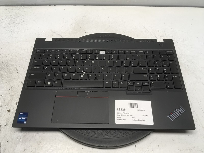 Lenovo ThinkPad Intel i5 12th gen No RAM NO HDD No Batt gallery