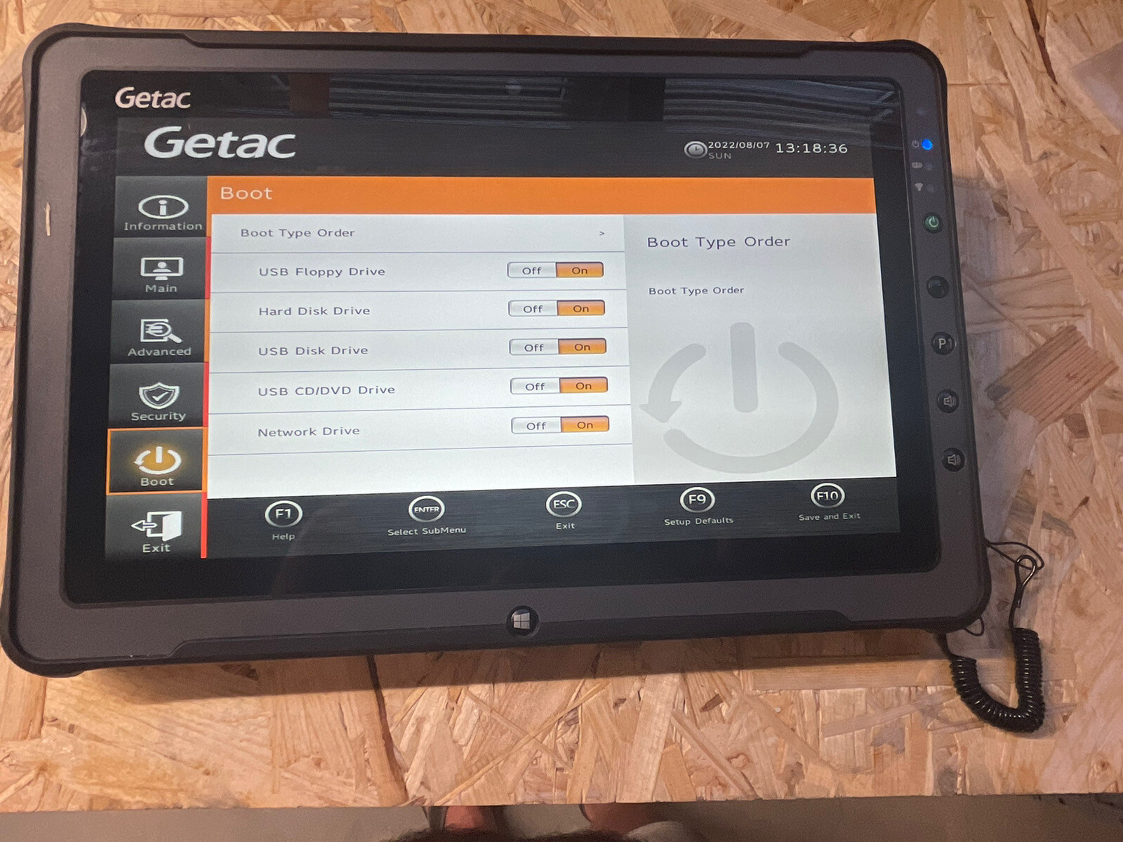Getac F110 G4 Rugged Tablet,11,6"Touch,i5-7200U,2,5GHz,16GB,1TB SSD,USB,A-WARE gallery