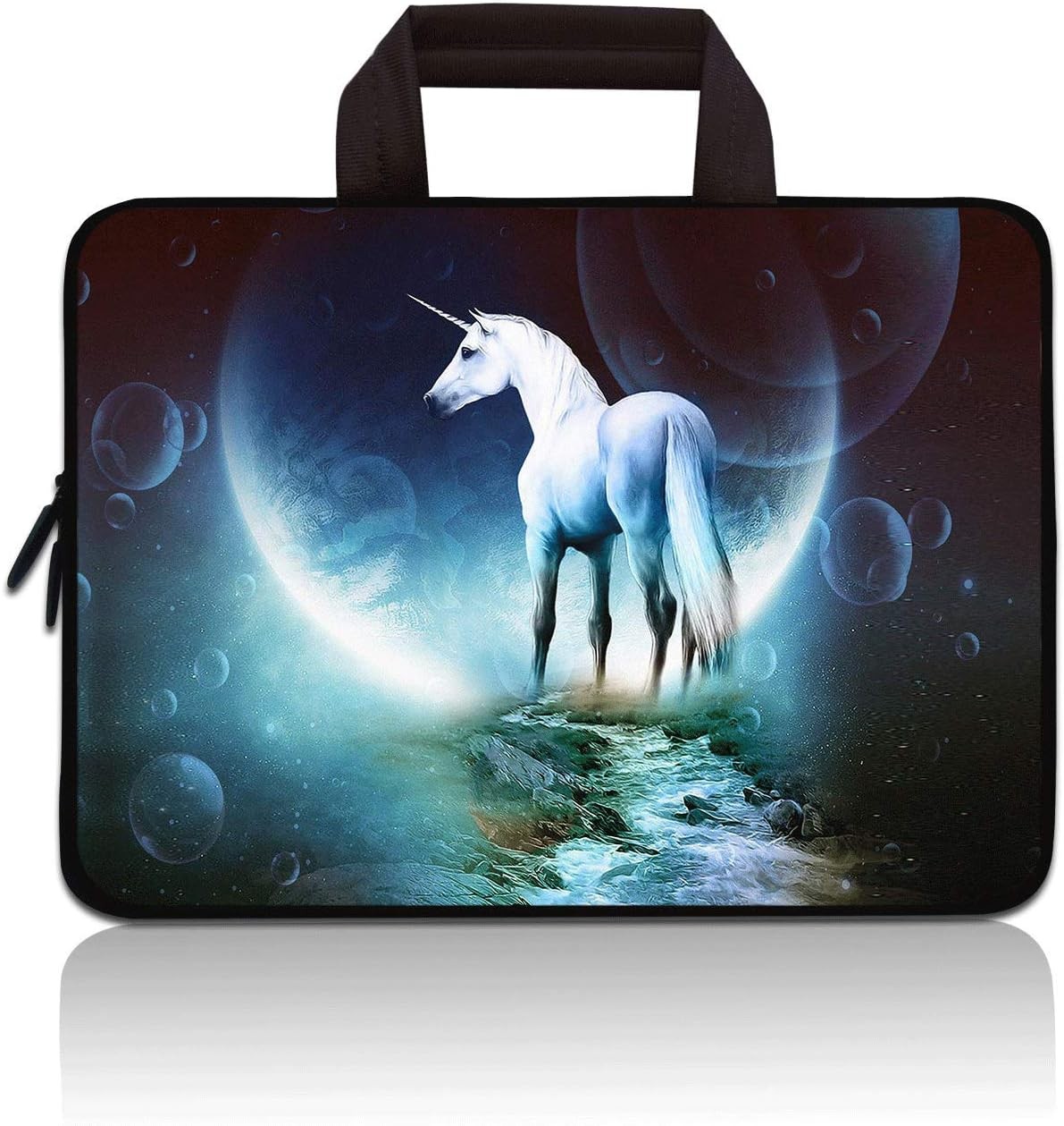 12 inch Neoprene Sleeve Laptop Bag for Chromebook Ultrabook Tablet Unicorn Case gallery