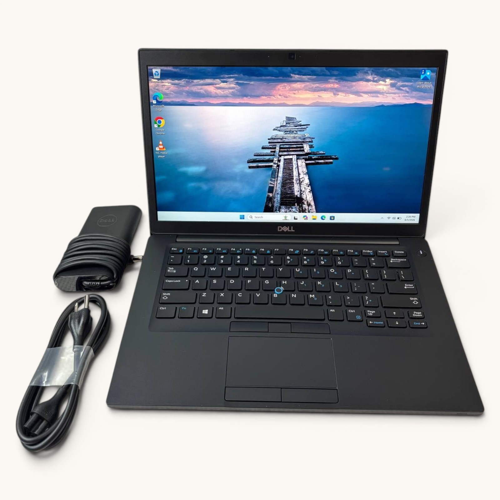 Dell Latitude 7490 Intel I7-8650U 1.9GHz, 8GB Ram, 256GB NVMe, New Battery #71 gallery