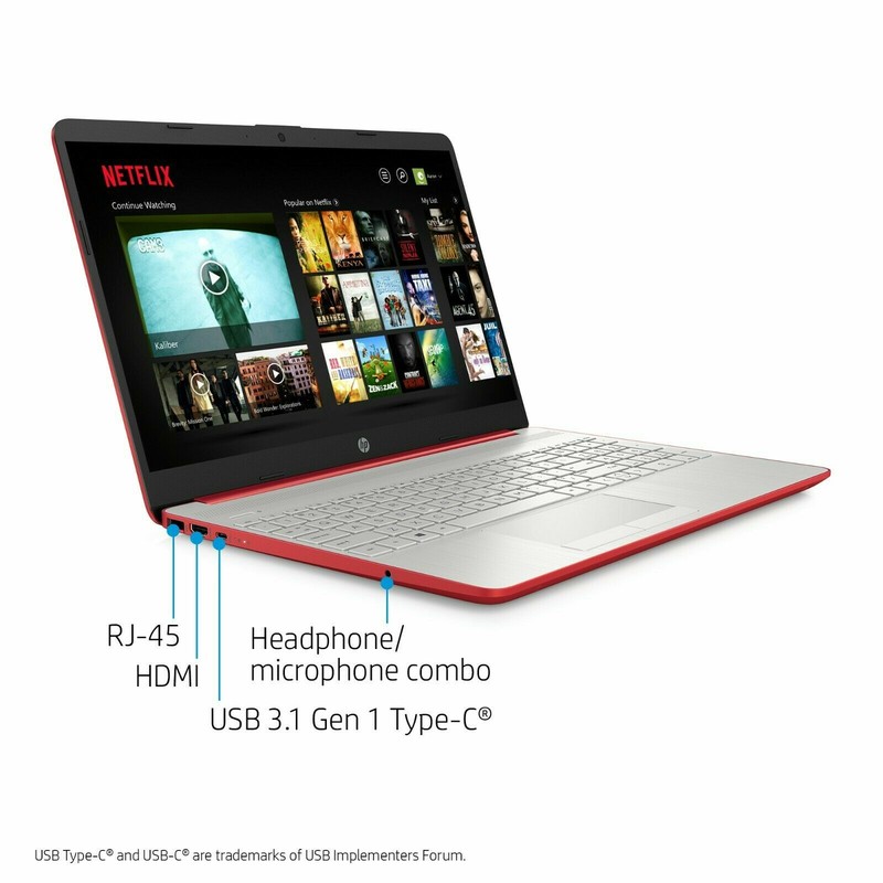 HP 15'' HD IPS Laptop Intel Pentium 4-Core Up to 2.70GHz, 8GB RAM, 128GB SSD gallery