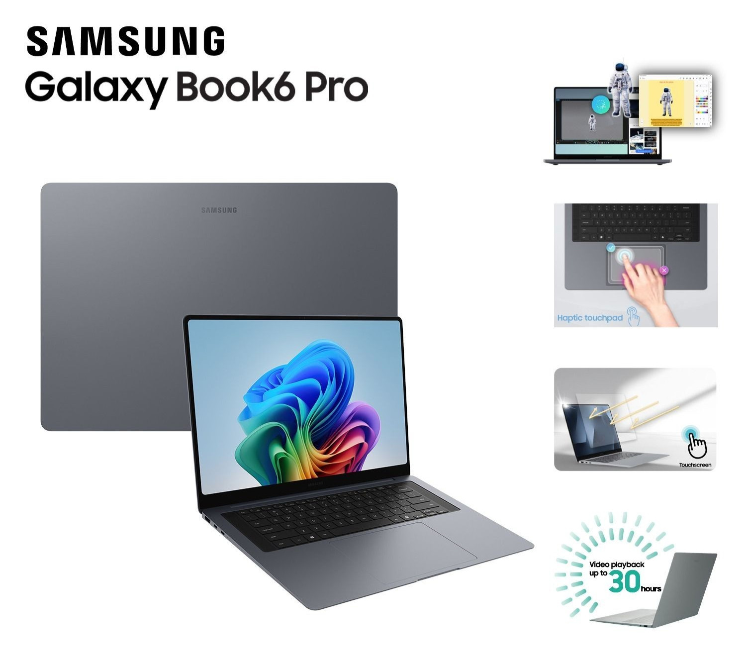 Samsung Galaxy Book6 Pro 14" NP940XJG-KG2 3K Touch U7-356H 16GB/1TB By FedEx gallery