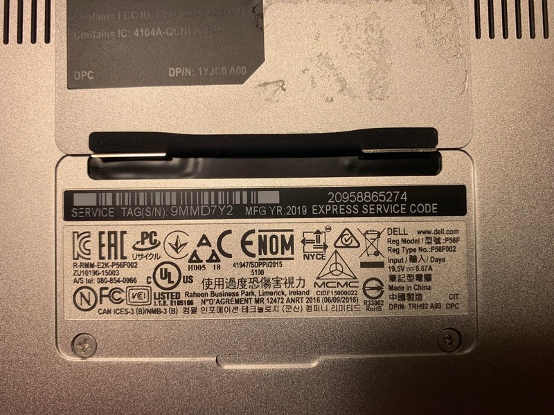 Dell XPS 15 9570 15" 4K Touch I7-8750H 512GB SSD 16GB W11Pro GeForce GTX 1050 gallery