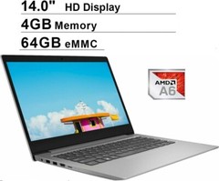 New Lenovo IdeaPad 14″ AMD A6-9220e/4GB/64GB Laptop+Free Office 365 One Year