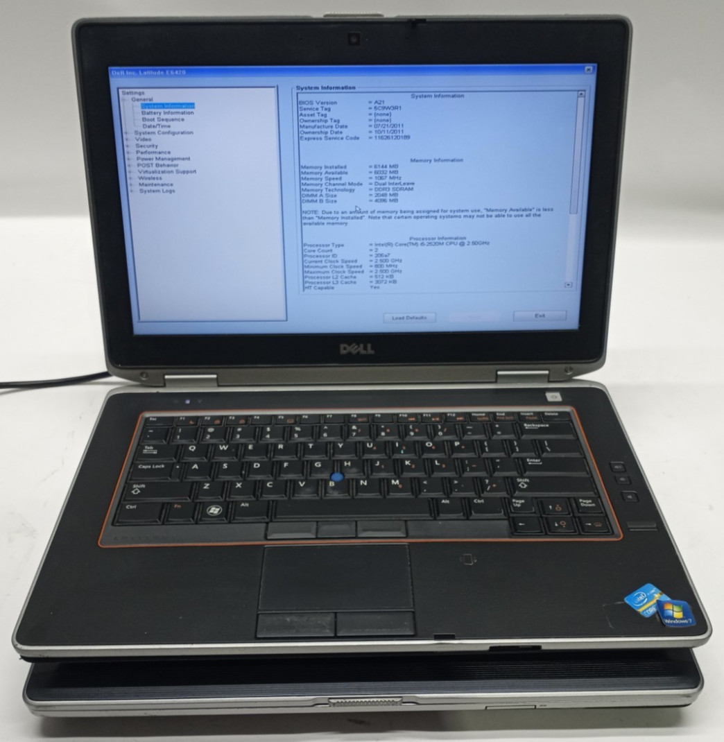 Lot of 2 Dell Latitude E6420 i3&i5-2nd Gens@2.50GHz 4GB RAM No HDD No OS MC598! gallery