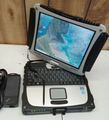 Panasonic Toughbook RUGGED CF-19 i5-2.70GHz 128 SSD/4GB RAM WIFI BLUE 4G & GPS