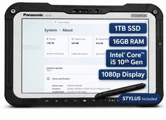 Panasonic FZ-G2 Rugged Extreme Tablet i5-10310U 16GB 1 TB LAN Pen Touch Tough