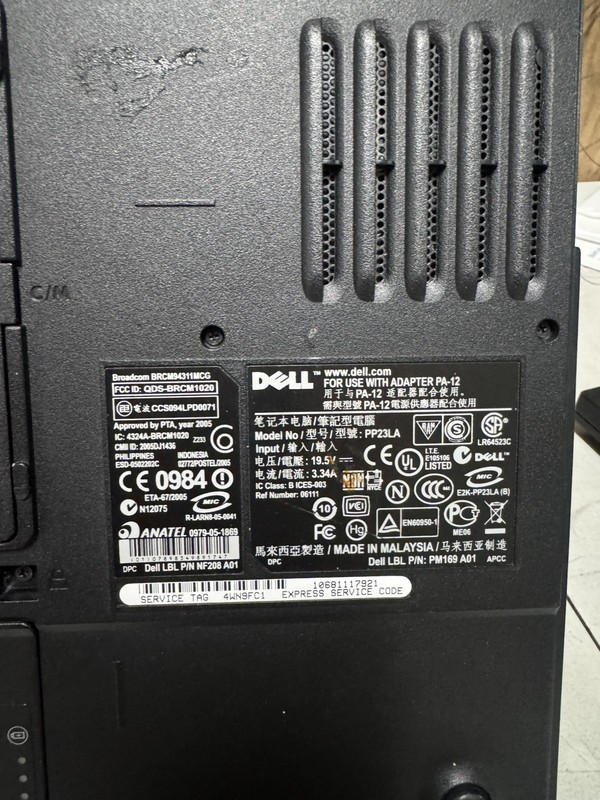 Dell Inspiron 1501 AMD Turion 64 MK-36 Boots No HDD/SSD AS-IS Parts Repair gallery