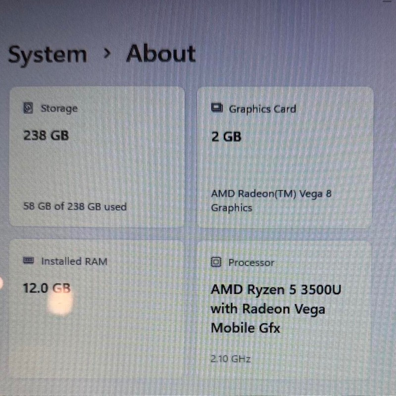HP Laptop Ryzen 5 12GB RAM 256GB 15-ef0xxx gallery