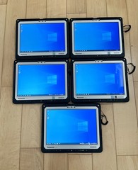 Lot of 5 Panasonic Toughbook Cf-33 Touch 2.60GHz Core i5-7300U 8GB 256GB Win 10