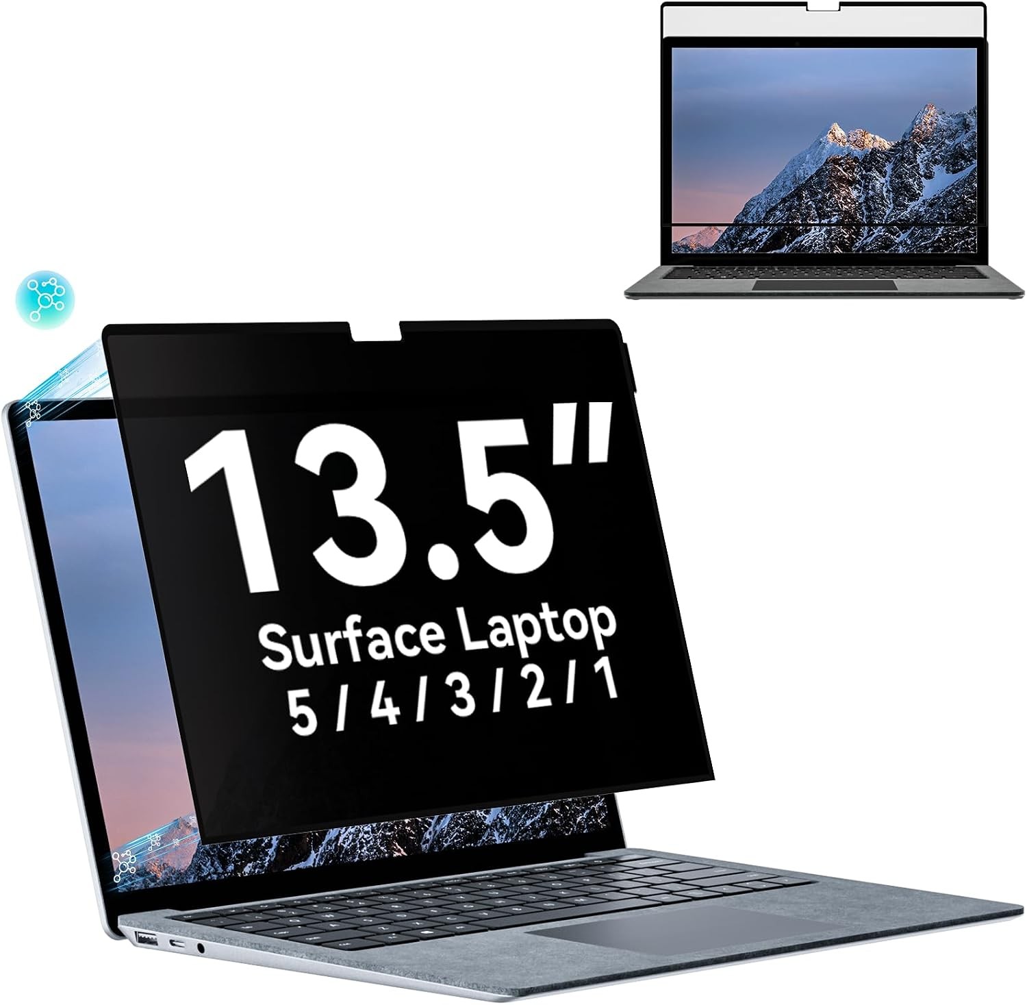 Privacy Filter for 13.5 Inch Surface Laptop 6/5/4/3/2/1, Easy On/Off Anti-Glare gallery