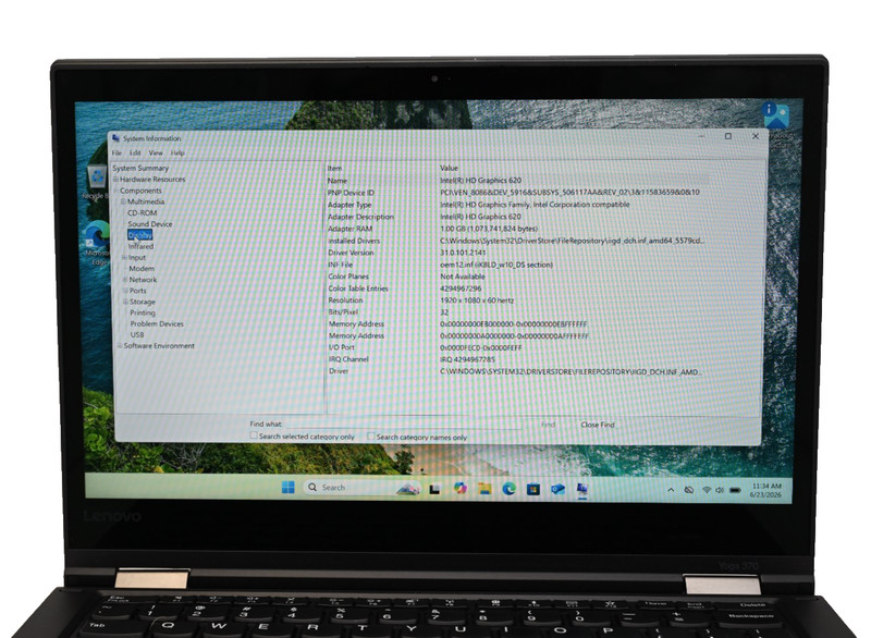 Lenovo Thinkpad Yoga 370 (2-in-1) i5-7200u 2.5GHz 8GB RAM 256GB SSD Windows 11 P gallery