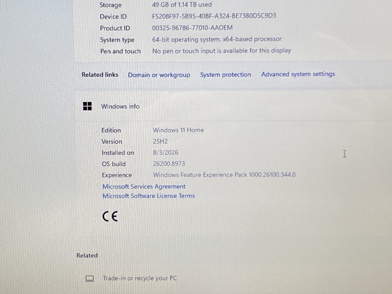 ACER ASPIRE 3 17" i5-1035G1 12GB RAM 256GB SSD+1TB HDD WINDOWS 11 BATTERY 89% gallery
