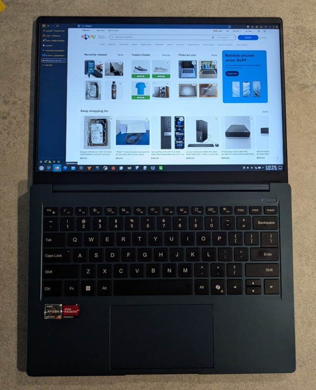 Chuwi CoreBook Air 14" AMD Ryzen 5 6600H 16GB DDR5 512 GB NVMe Win11 Pro gallery