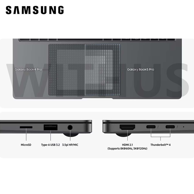 SAMSUNG Galaxy Book 5 Pro 16" (Ultra 7 32GB/512GB) Intel Arc AI NT960XHA-KP72G gallery