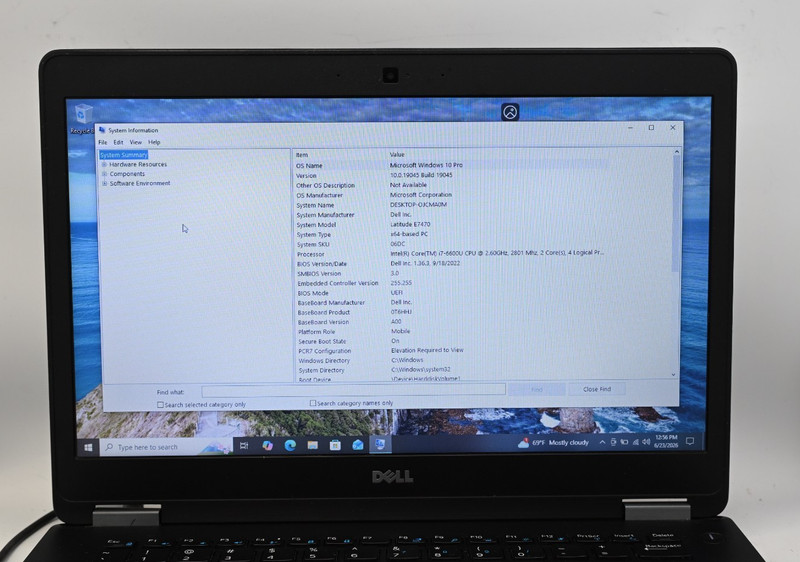 Dell Latitude E7470 i7-6600U 2.6GHz 16GB RAM 128GB SSD - Windows 10 Pro gallery