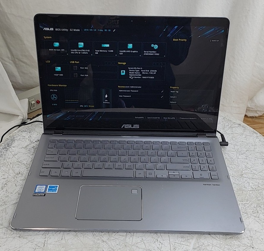 ASUS VivoBook Q505UAR Laptop Core I5-8250U 12GB 256GB SEE NOTES