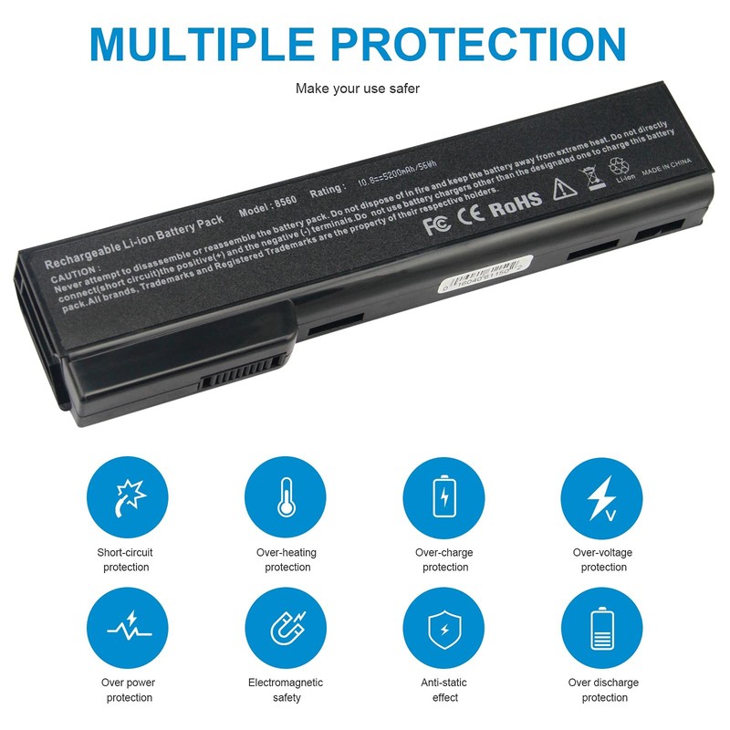 Futurebatt Laptop Battery for HP EliteBook 8460P 8460W 8470P 8560P 8570P; HP Pro gallery